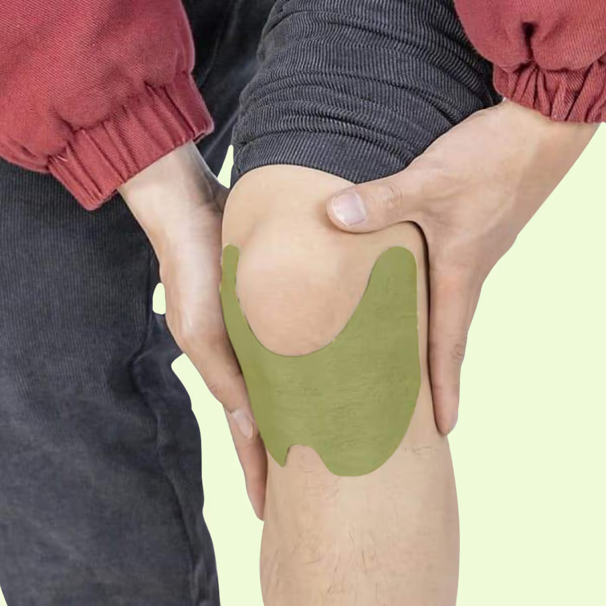 Parche herbal para la rodilla